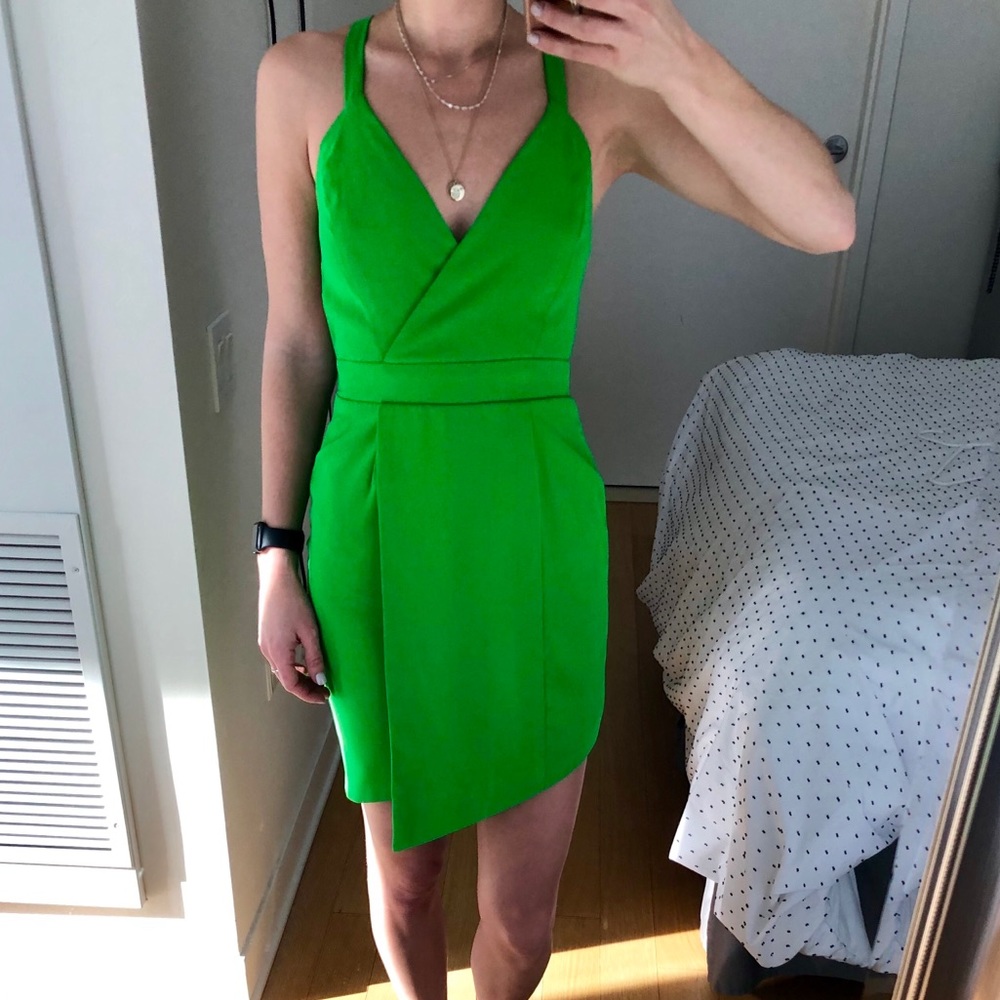 Green Party dress